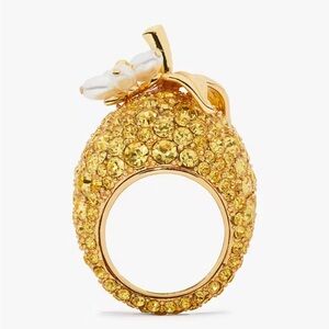 Kate Spade Fresh Squeeze Cocktail Ring Size 7 NWT